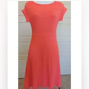 LAUREN RALPH LAUREN orange crochet dress Women's large